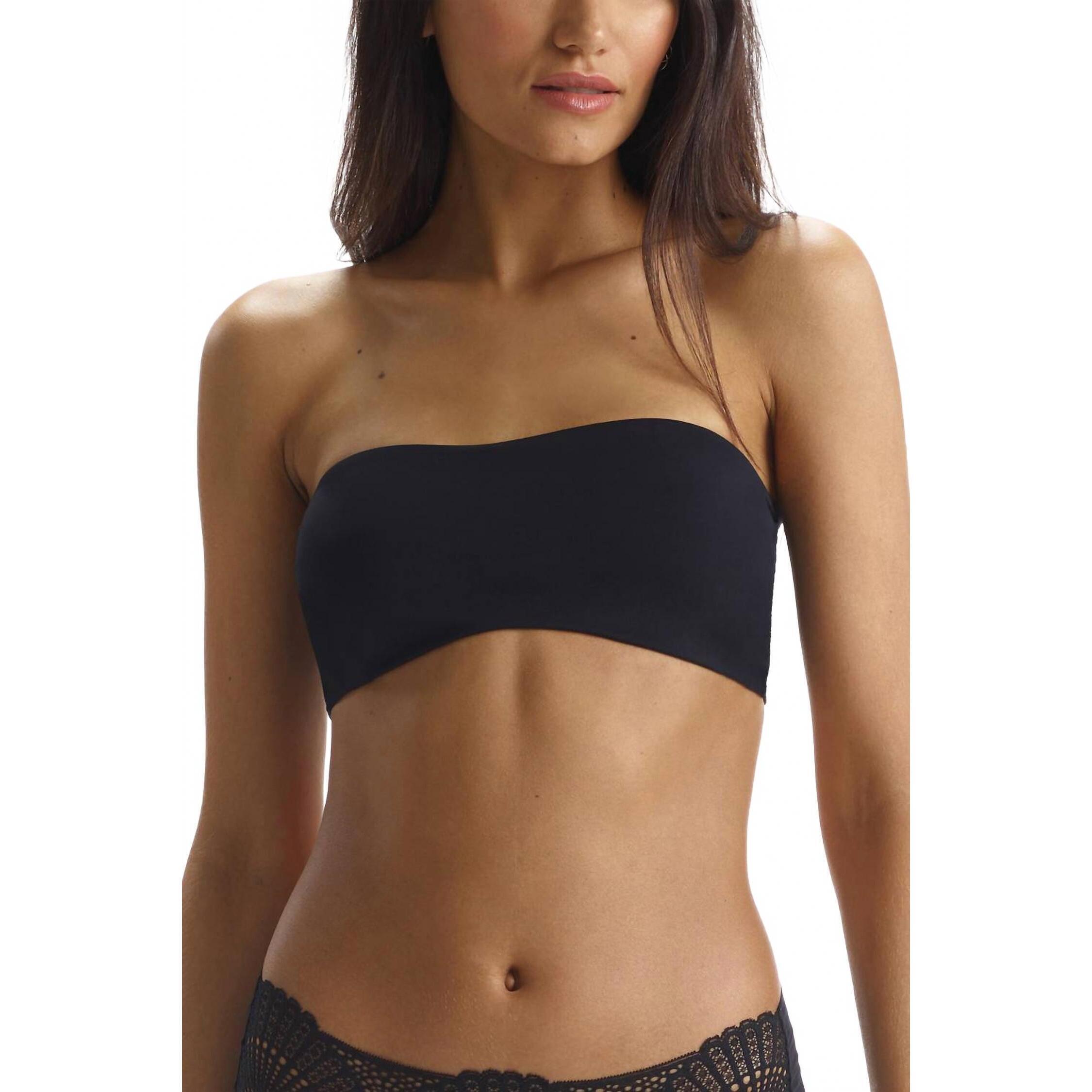 New Commando Butter Lace Bandeau In Black